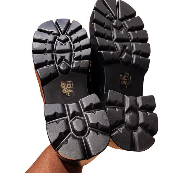 Azalea Wang Black Patent Leather Chain Loafers (Size 9) - Picture 6 of 14